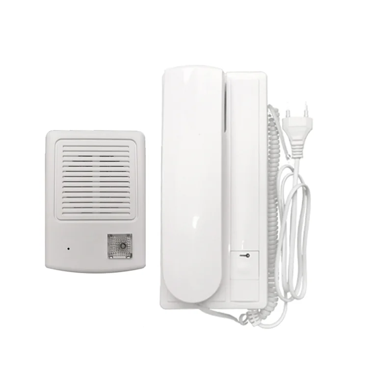 New design 220V cheap price wired audio doorbell door phone high quality audio intercom system with unlock function