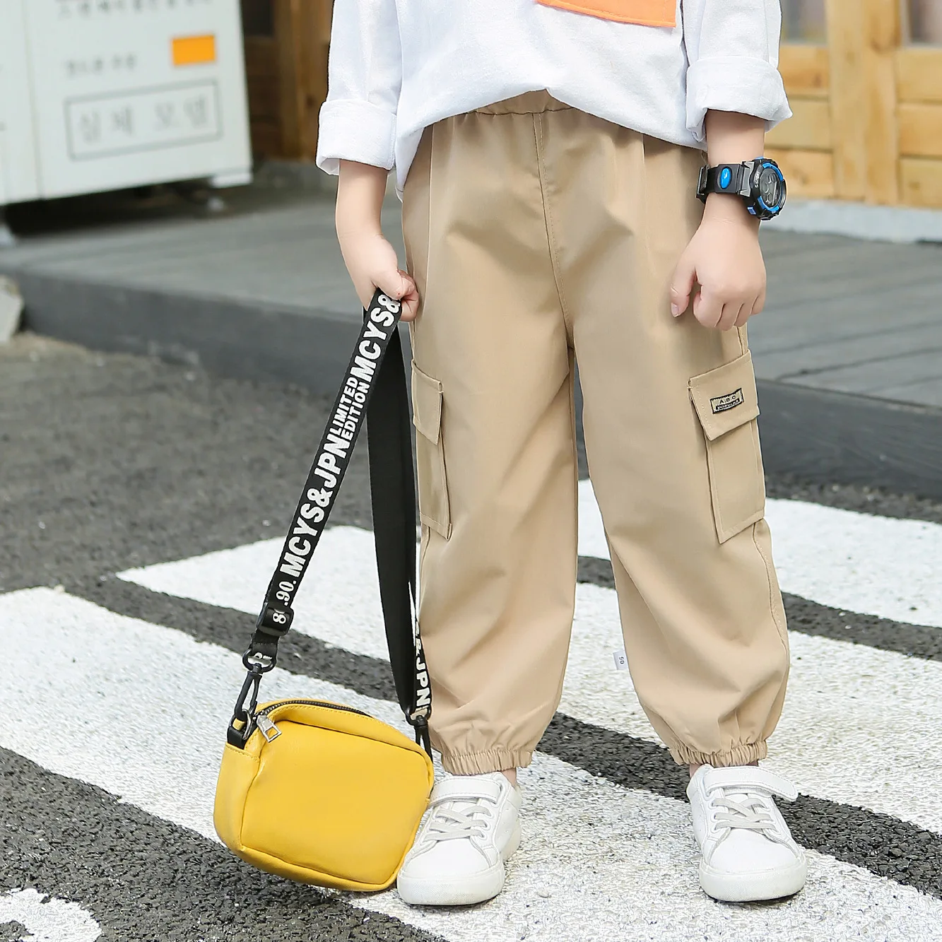 Fashion Elegant Casual Pants Lightweight And Breathable Boy Overalls pants Factory wholesale