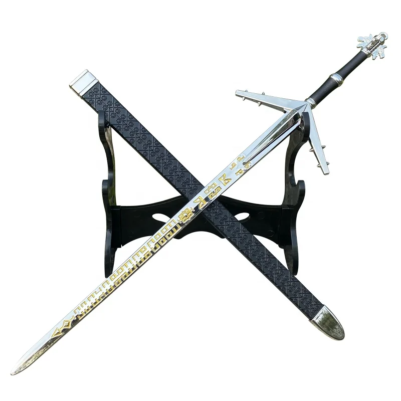 Popular plot action game wizard character Geralt exclusive equipment 30cm metal crafts big sword decorative gift props