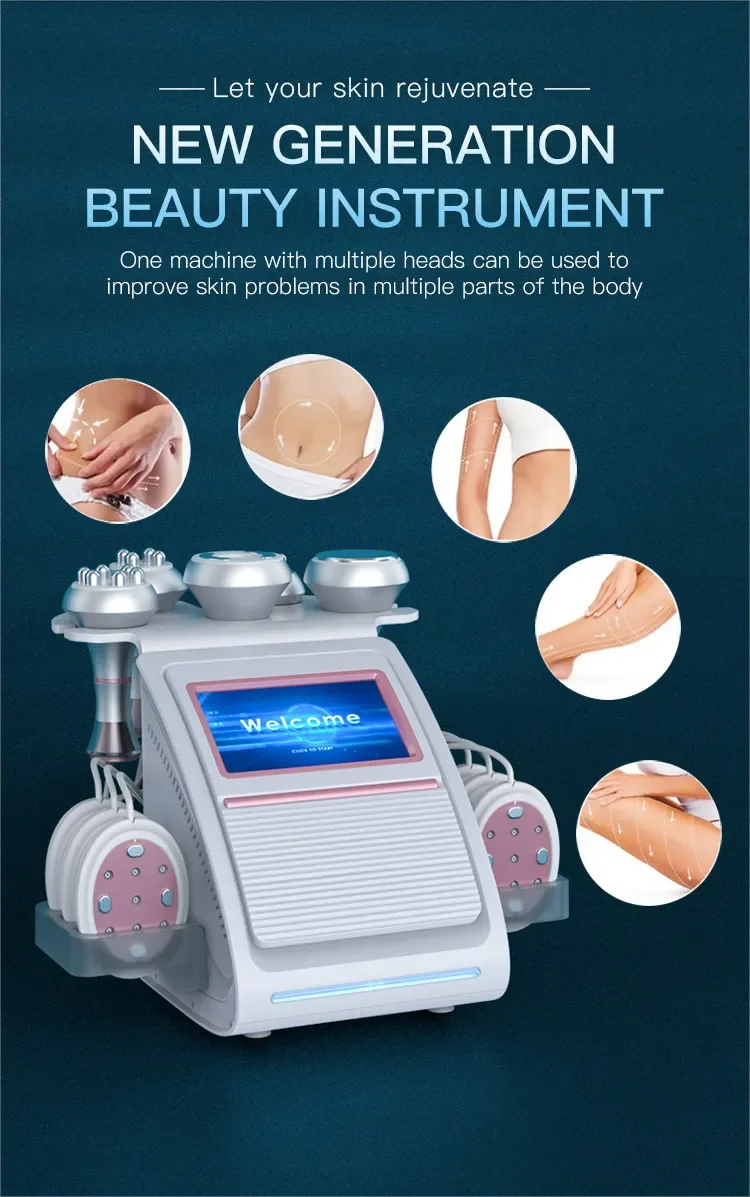 High Quality Laser Cavitation Fat System Flat Tummy Fat Burner Slim Body Cellulite Reduction Machine