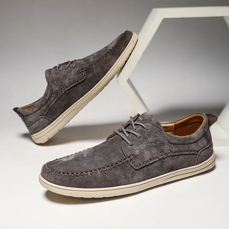 Mens Shoes Flat Casual Loafer Driving Shoes Men Leather Men Moccasin Loafers