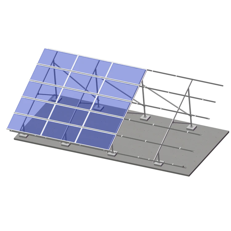 Zn-Al-Mg alloy coated steel solar ground mounting structure EPC PV power plant solar panel bracket