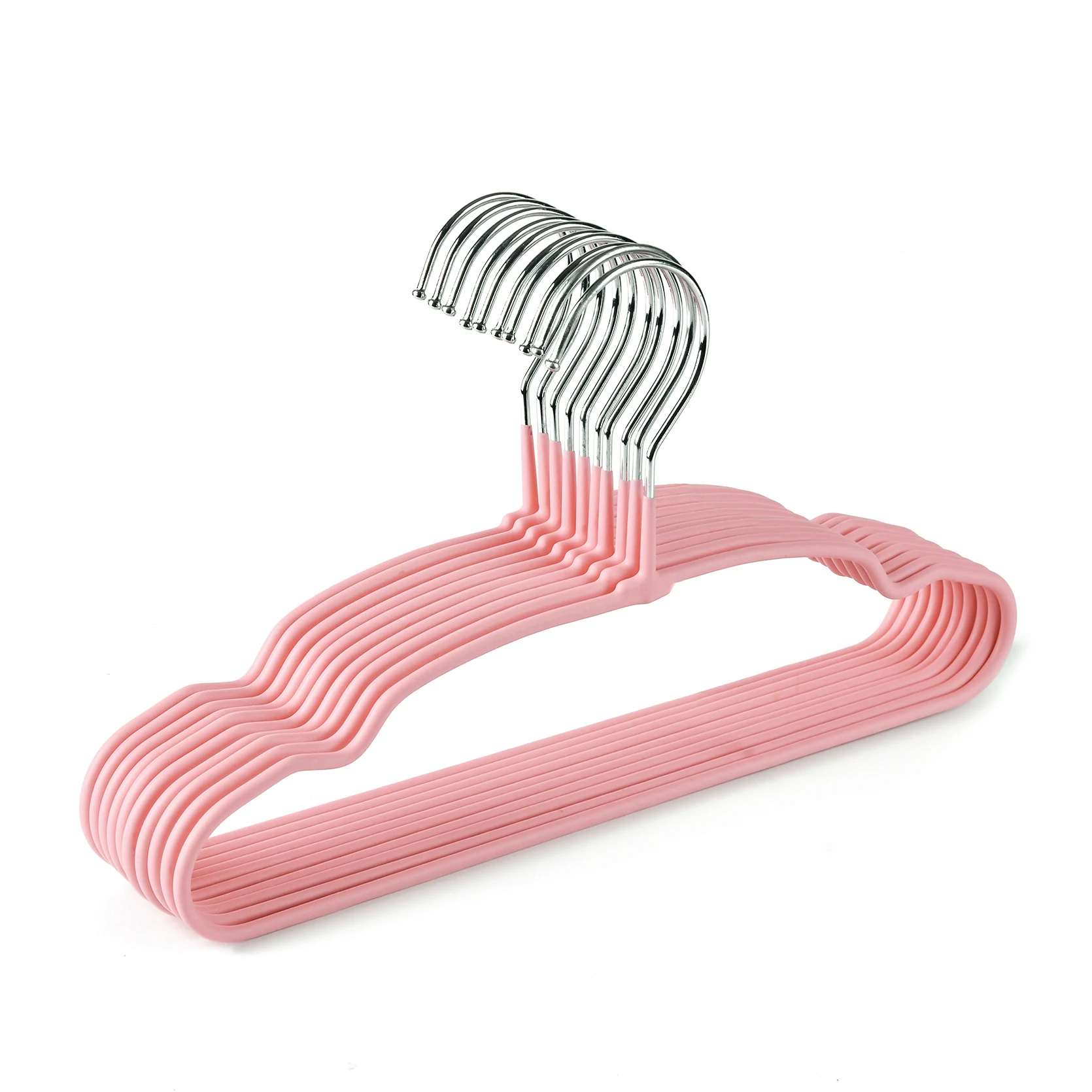 2023 new design matt light cheap plastic baby kids clothes hanger