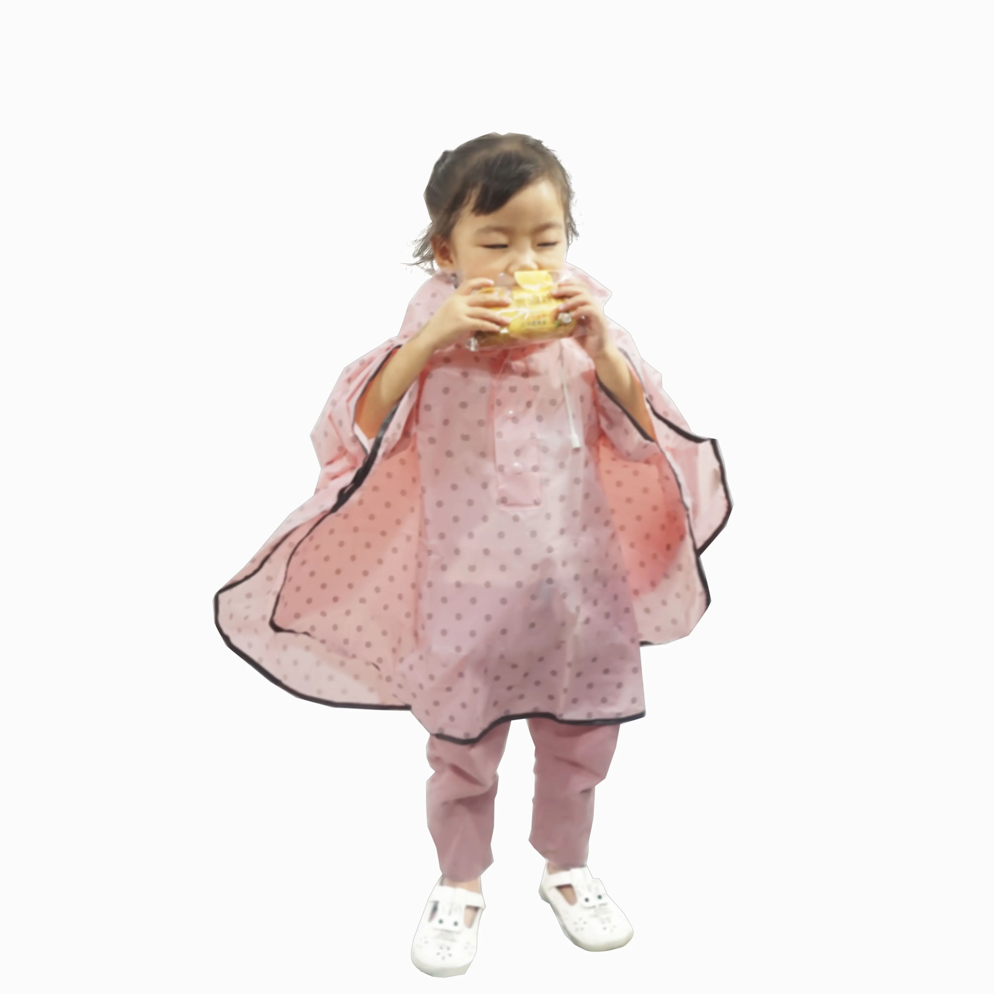 Raincoat for Children Rain Coat Kids Cloak Type Rainwear Printed Poncho Kids Rainproof Student Rain Poncho