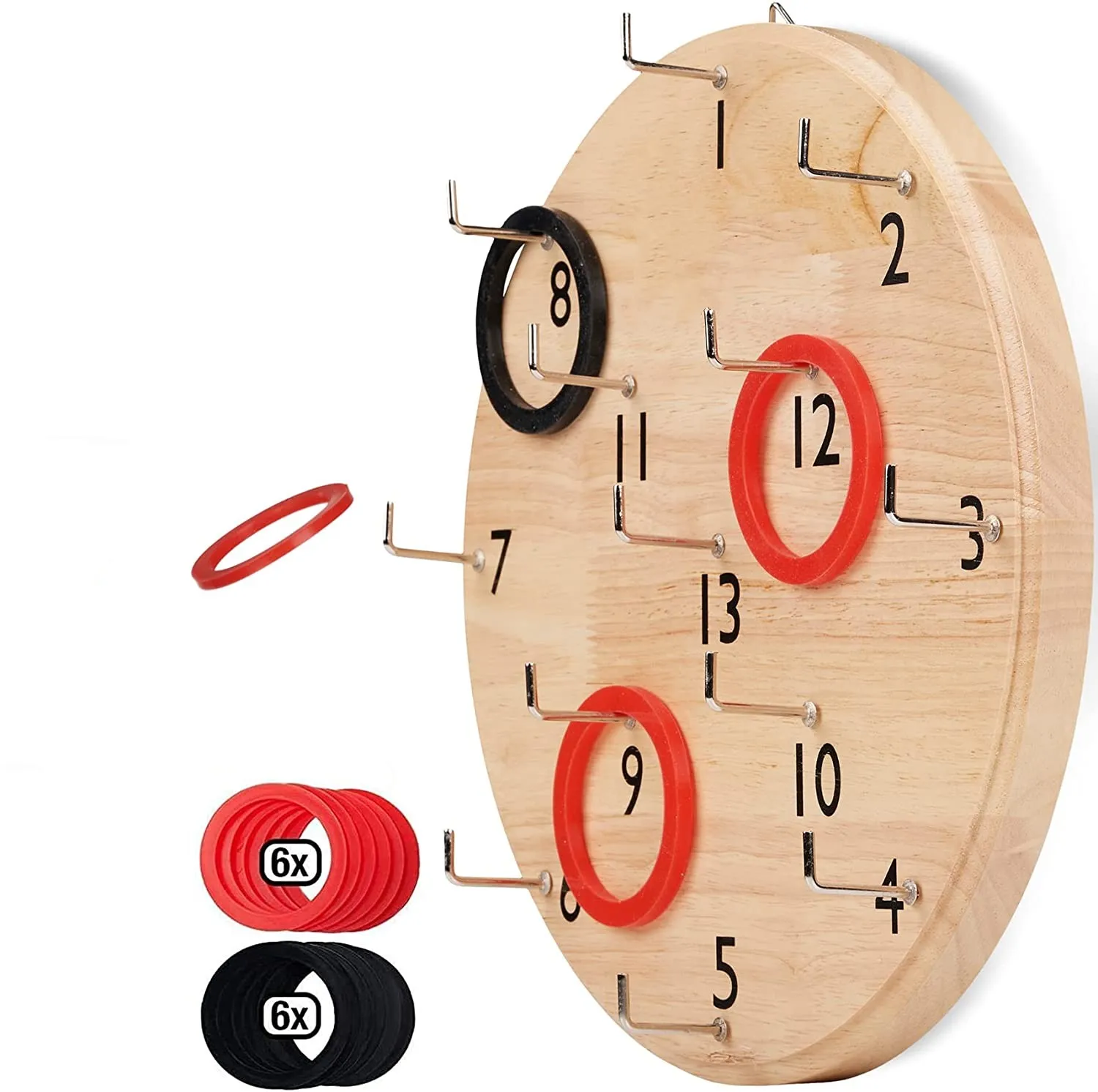 Hook And Ring Toss Game Easy Set Up Simply Hang and Play Unique Girls and Boys Gift