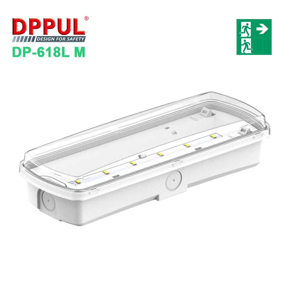 Factory IP65 Rechargeable bulkhead surface recessed hot sell Led Emergency Light