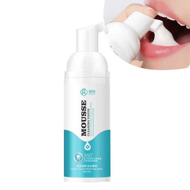 Оптовая продажа, индивидуальная натуральная отбеливающая пена, производители зубной пасты