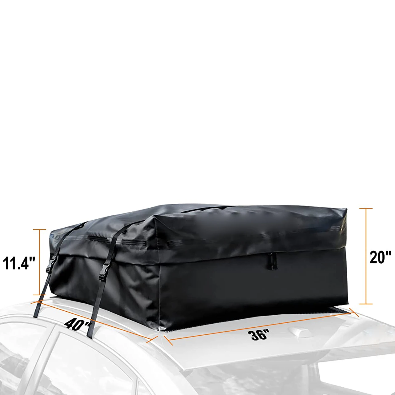 Leyi 13 Cubic Rooftop Cargo Carrier Car Roof Boxes Bags,Any Car Roof Travel Bag,Vehicles Storage Roof Rack Bag