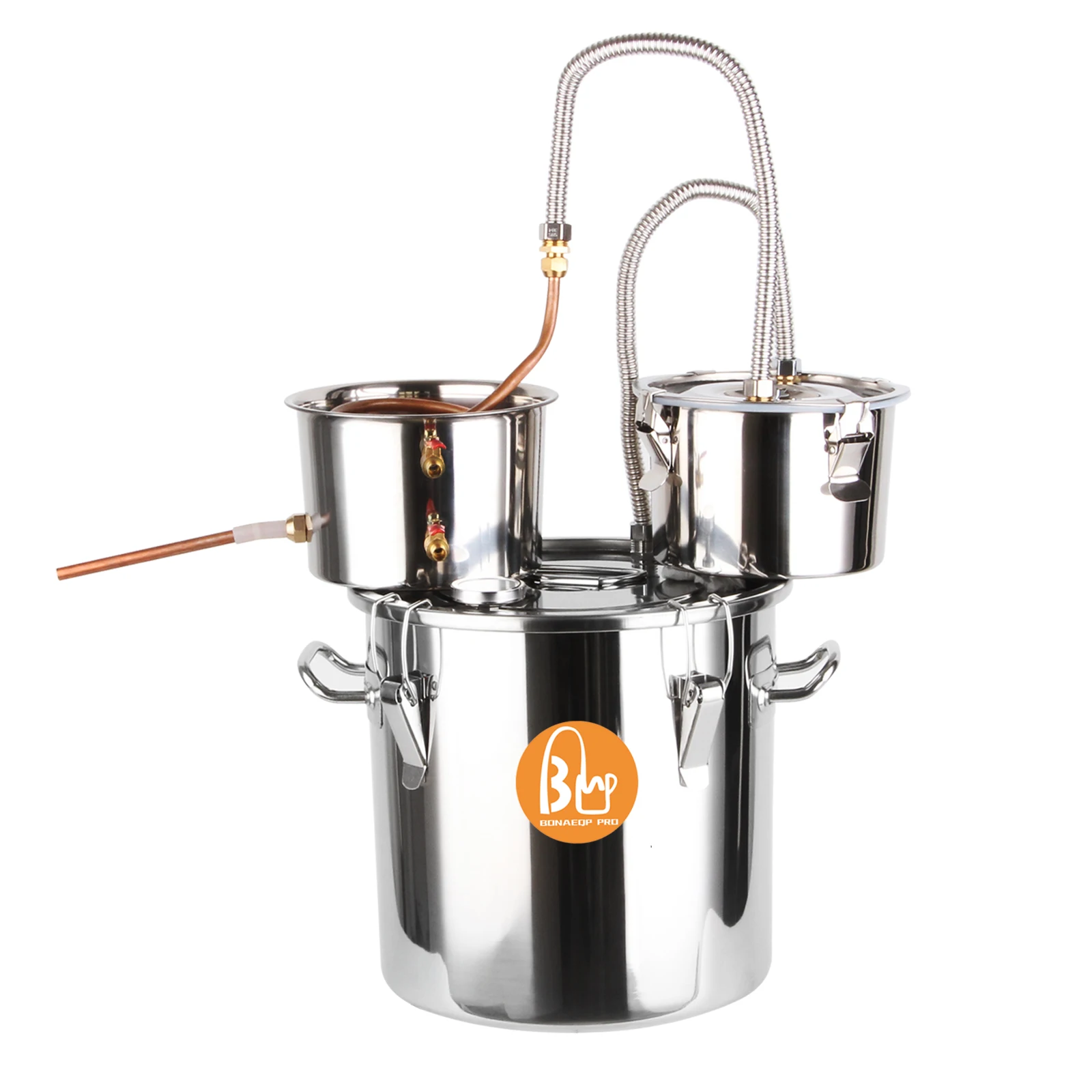 High Quality  Alcohol Distillation Whisky Distiller Moonshine Water Copper Wine Brew Kit