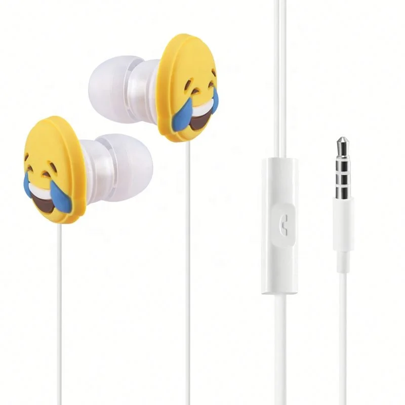 
Shenzhen pvc In-ear earphones, mini high quality music microphone cartoon earphone oem 