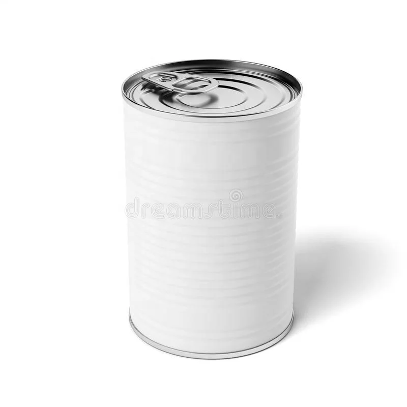 
100ml empty mint dry food tin cans with plastic lid and stickers 