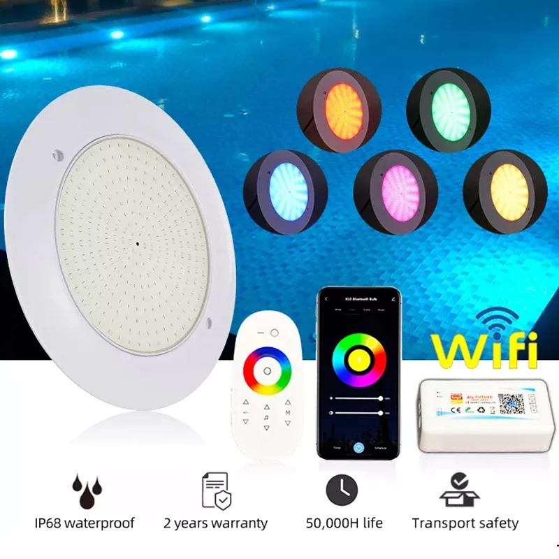 Hot Selling IP68 Pool Lamps Dimmable Led Pool Light Rgb Par56 Led Swimming Pool Lights 12W 18W 25W 35W