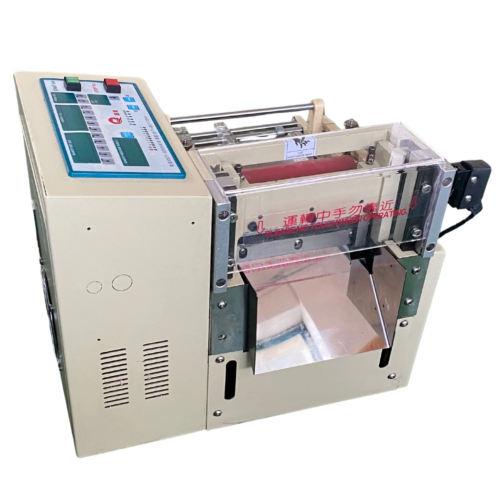 Fabrics Tape Belt Textile Zipper Leather Ribbon PVC Cloth Microcomputer Cutting Weaving Machine