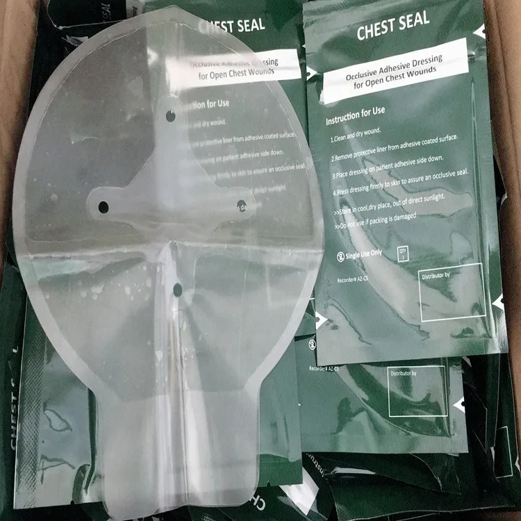 Factory Direct Professional High-Quality Sterile Chest Seal Vented for Wound Management for Emergency Medical Treatment