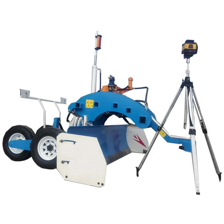 laser land leveler land leveling machine  1JP-250 agricultural four wheel folding laser  grader motor machine  with high quality