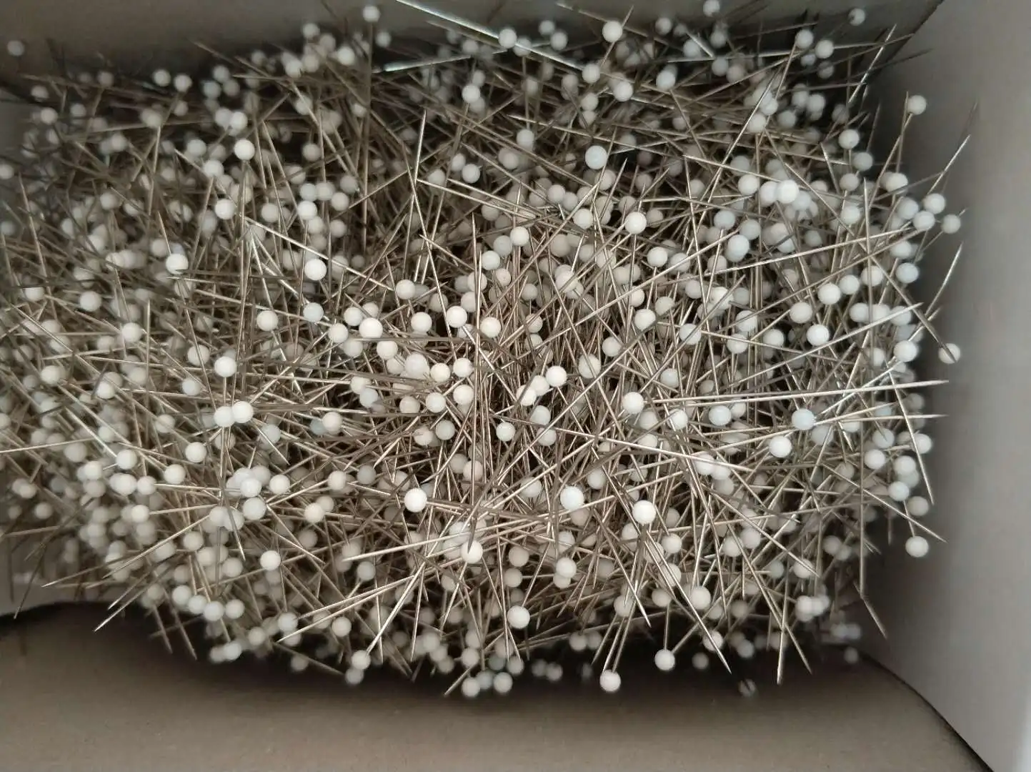 1000 Pieces Sewing Pins 35mm Glass Ball Head Pins for Dressmaking Jewelry Components Flower Decoration
