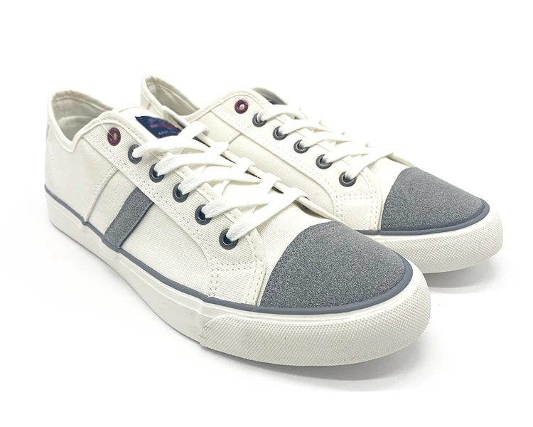 2021 Новый стиль Мужская белая парусиновая обувь оптом кроссовки