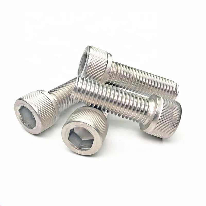 DIN912 with serrated Stainless Steel A2 SS304 SS316 Hexagon Socket Head Screw