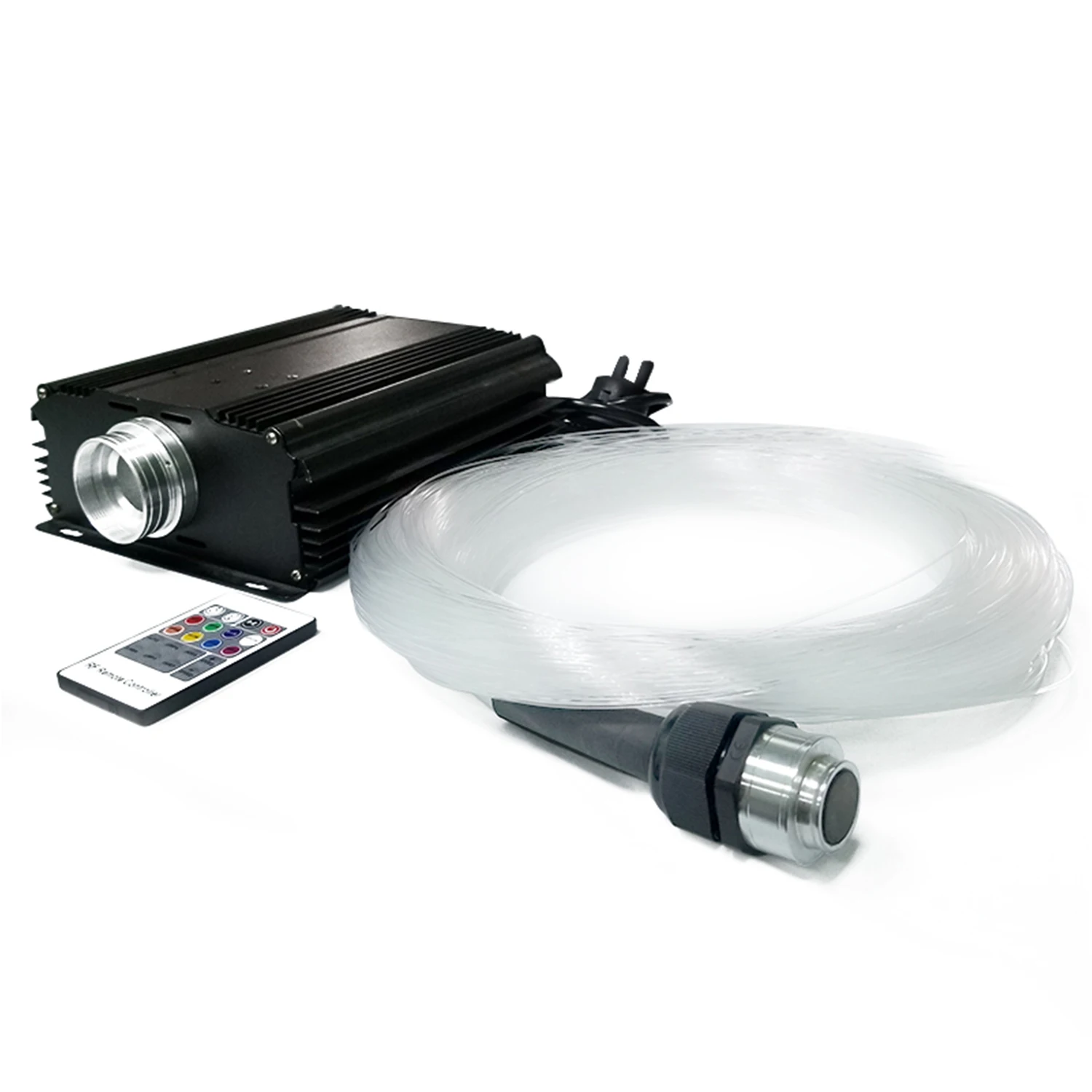 45 Вт волоконно-оптический RGB LED свет двигателя с 0 75 мм pmma конец излучающий светящийся пластиковый комплект