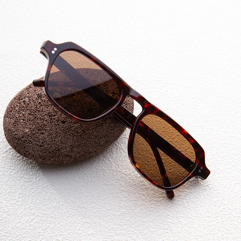 Fashion Sunglasses Newest Acetate Frame Sunglasses Italy Uv400 Polarized Sun Glasses Frame for Men