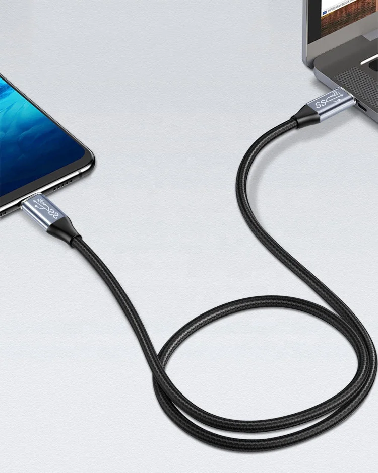 Gold Plated USB3.1 Gen2 USB C Cables with 16pin E-Marker chip support PD 100W 10Gbps 4K Full Function