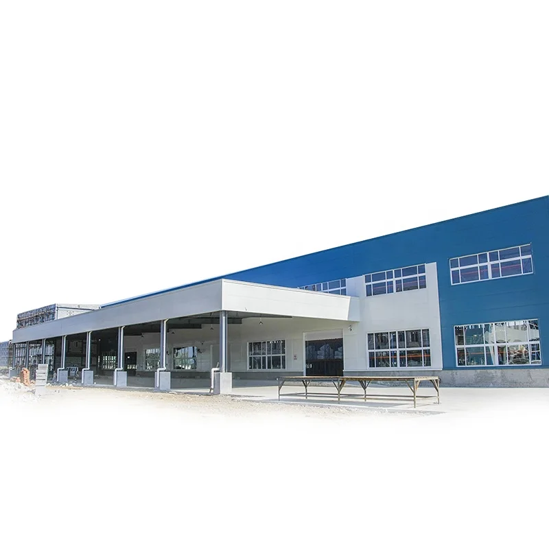 Light Weight Curved Roof Steel Structure Workshop Warehouse Factory Plant from Qingdao China
