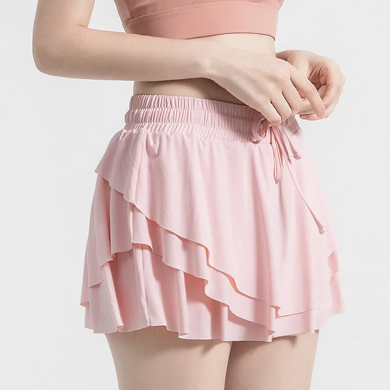 Best Selling Women Gym Athletic Clothes Tennis Golf Stretchy Pleated Skort Custom Plus Size Tennis Skirt