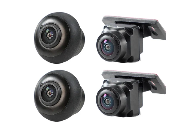 Popular 2 in one Car 360 surrounding parking system car blind spot security system  panoramic driving recording system