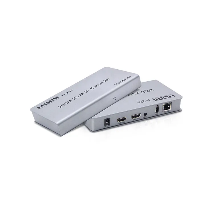 Factory Direct Supply 200M Over IP RJ45 POE Cat5e Cat6 Wireless KVM HDMI Extender With Usb Mouse Keyboard Available