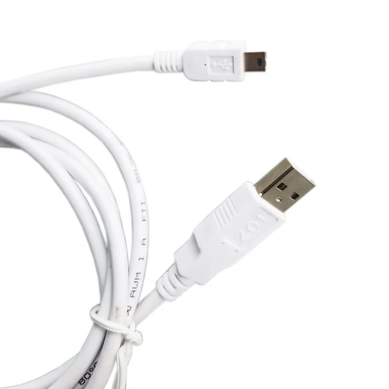 USB 2.0 A type Male to mini USB 5P B Male cable assembly, with ferrite core,with individual PE bag