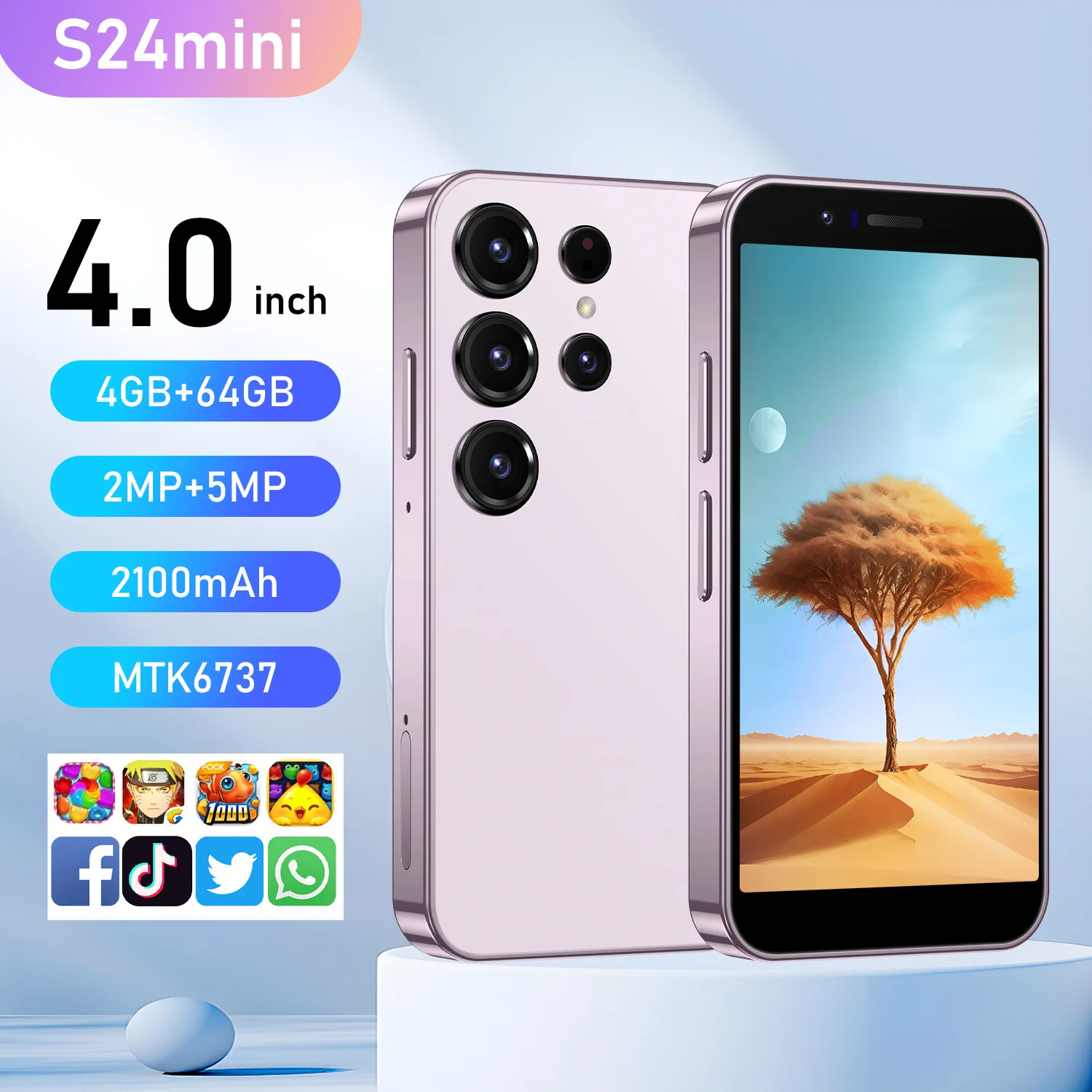 dual sim both active phones mini 3.5 inch dual sim cards cheap mobile 4G 5G cellphones low price phone with google play