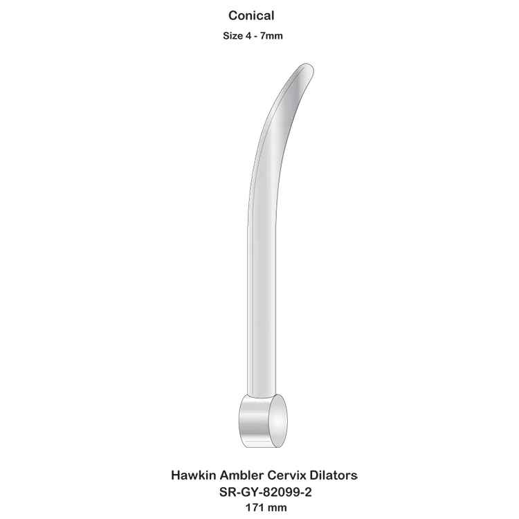 Hawkin Ambler Cervix Dilators Gynecological obstetrics High Grade stainless steel surgical instruments