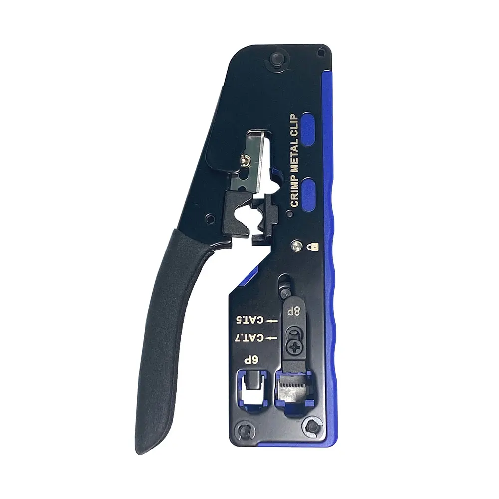 ethernet Wire Stripper crimpers RJ11 RJ12 Network Cable  ez pass through RJ45 Crimping Tool Pliers for 6P 8P