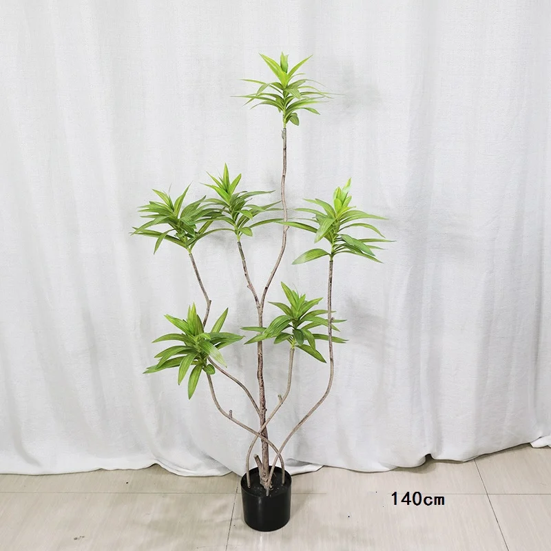 Wholesale Customized Size Potted Bonsai Indoor And Outdoor Garden Decorative Plants Lily Bamboo Tall Artificial Bonsai Tree