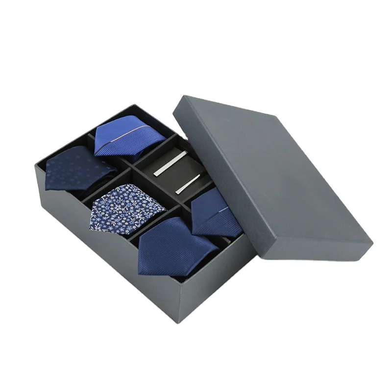 YiLi China Manufacturer Handmade Man Elegant Cravat Krawatte Tie Clip Set