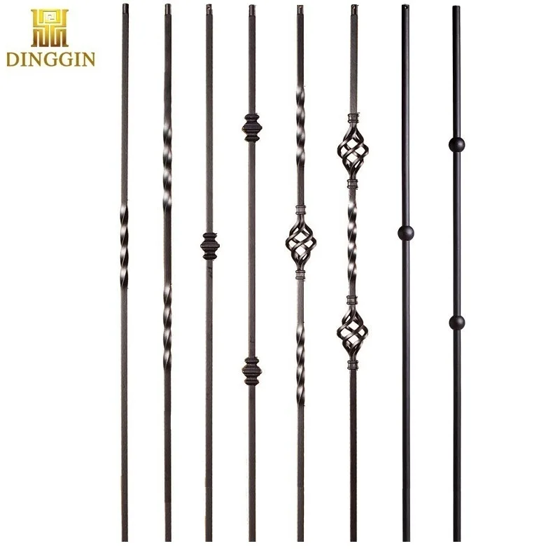 Modern Indoor Various Wrought Cast Iron Baluster China Manufacturer Railing Metal Baluster Fence