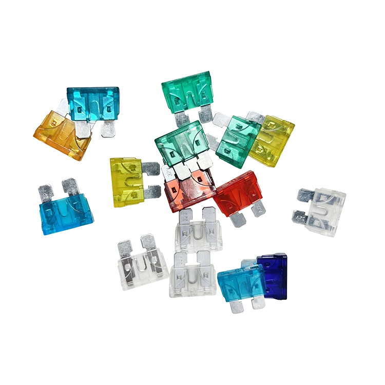 Low price zinc material auto safety fuse 5A 10A 15A 20A 25A 30A manufacturer supply