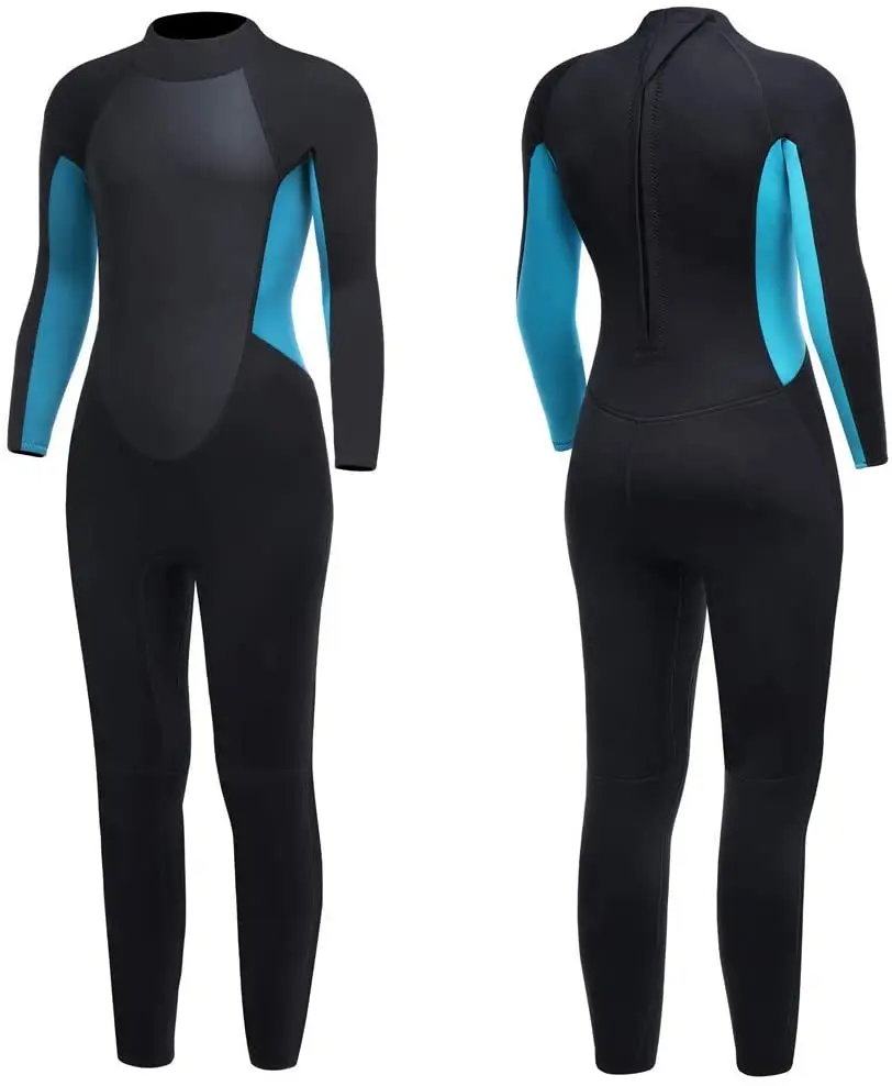New Arrival 3mm Neoprene Wet Suit One-Piece Back Zip Diving Suit Women Wetsuit for Surfing Canyoning