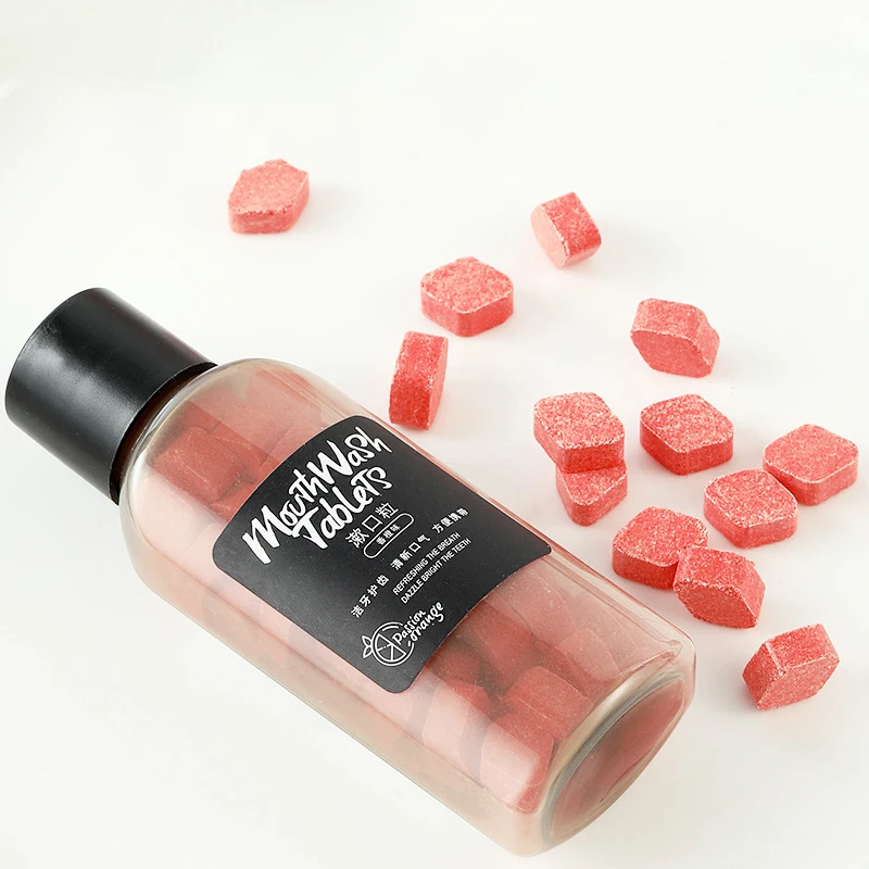 Portable Mild and Non-Irritating Mouthwash Cleaning Concentrated Particles for Clean The Mouth and Freshen Breath