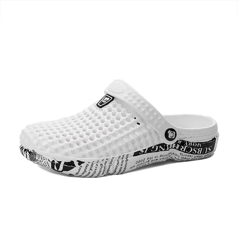 
Брендовые дизайнерские мужские сандалии, садовые сандалии с отверстиями, Мужская обувь из ЭВА для инъекций, пляжные сандалии, Тапочки 