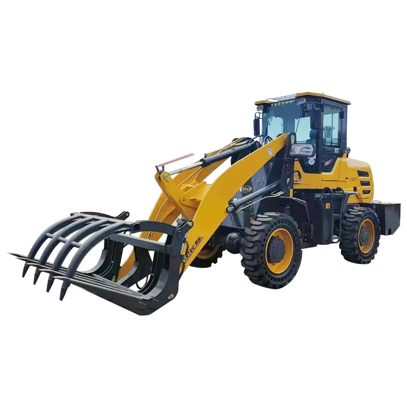 Mini Small Front End Loader 800Kg 1Ton 1.5Ton 1.8Ton 2Ton  3Ton 4Ton 5Ton Compact Wheel Loader With Cab