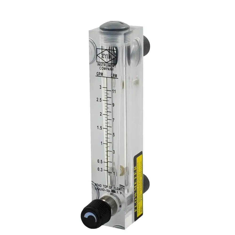 LZM-15ZT Hot sales Panel  type acrylic water flowmeter