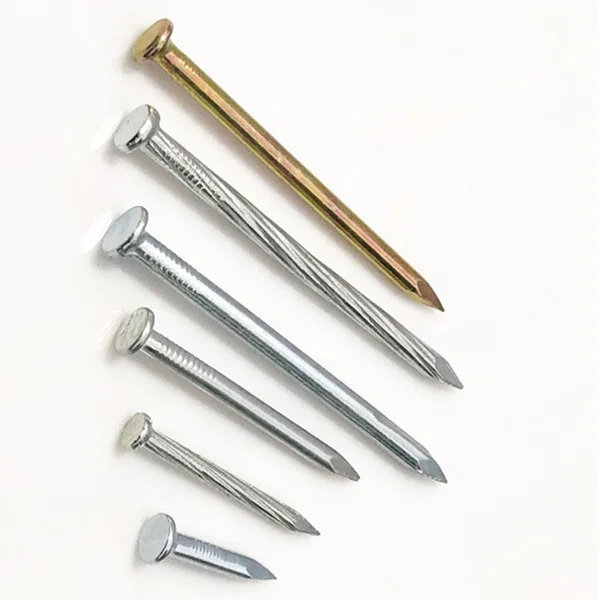 Galvanized Flat Head 4 Inch 100 Mm Concrete Nails Steel Iron Wire Roofing Concrete Nails