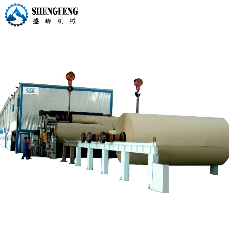 qinyang factory supply 25tpd Cardboard and testliner paper making machine