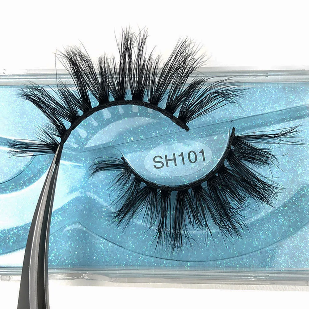 2024 hot sell top quality faux mink eyelashes cruelty-free and vegan fiber lashes SH101