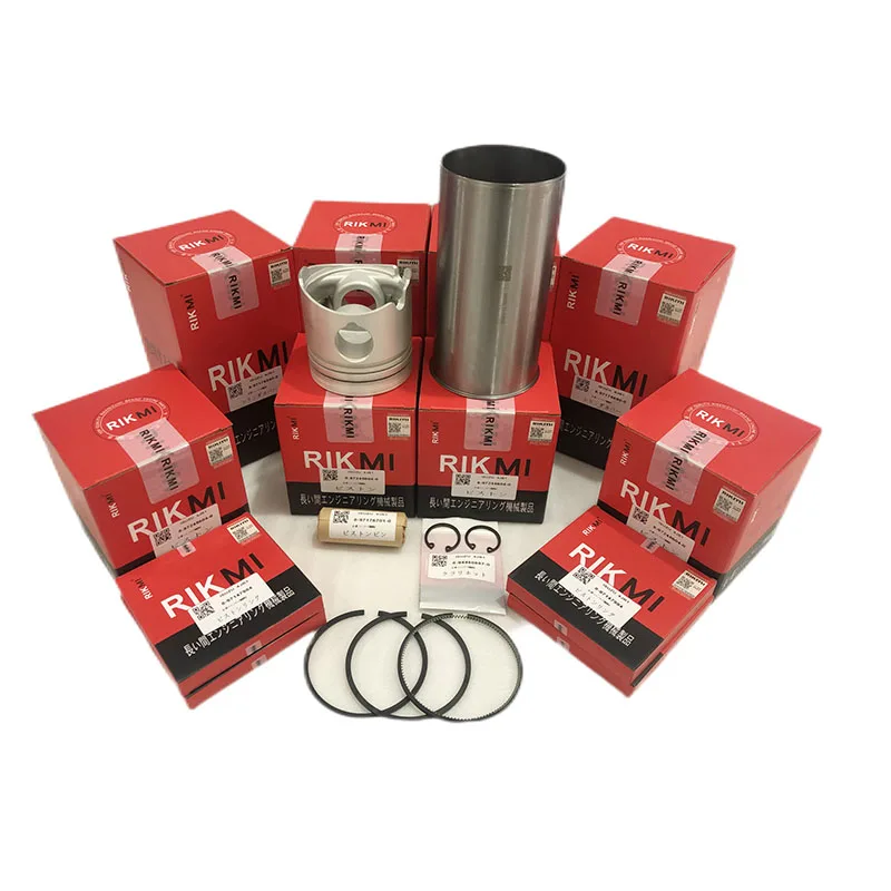 Excavator Forklift Forklift Harvester Diesel Engine Cylinder Kit Liner Piston Kit Engine Spare Parts Cylinder Liner Kit Alloy