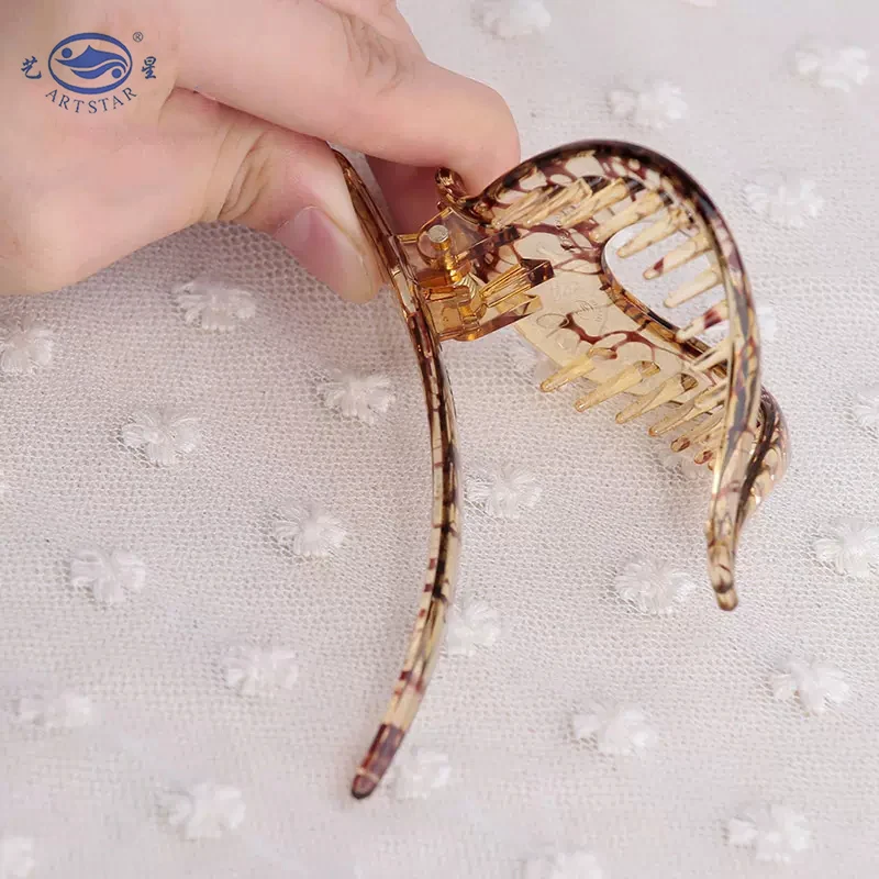 Artstar 5179 10cm Larger Plastic Alligator Hair Clips  for Hair