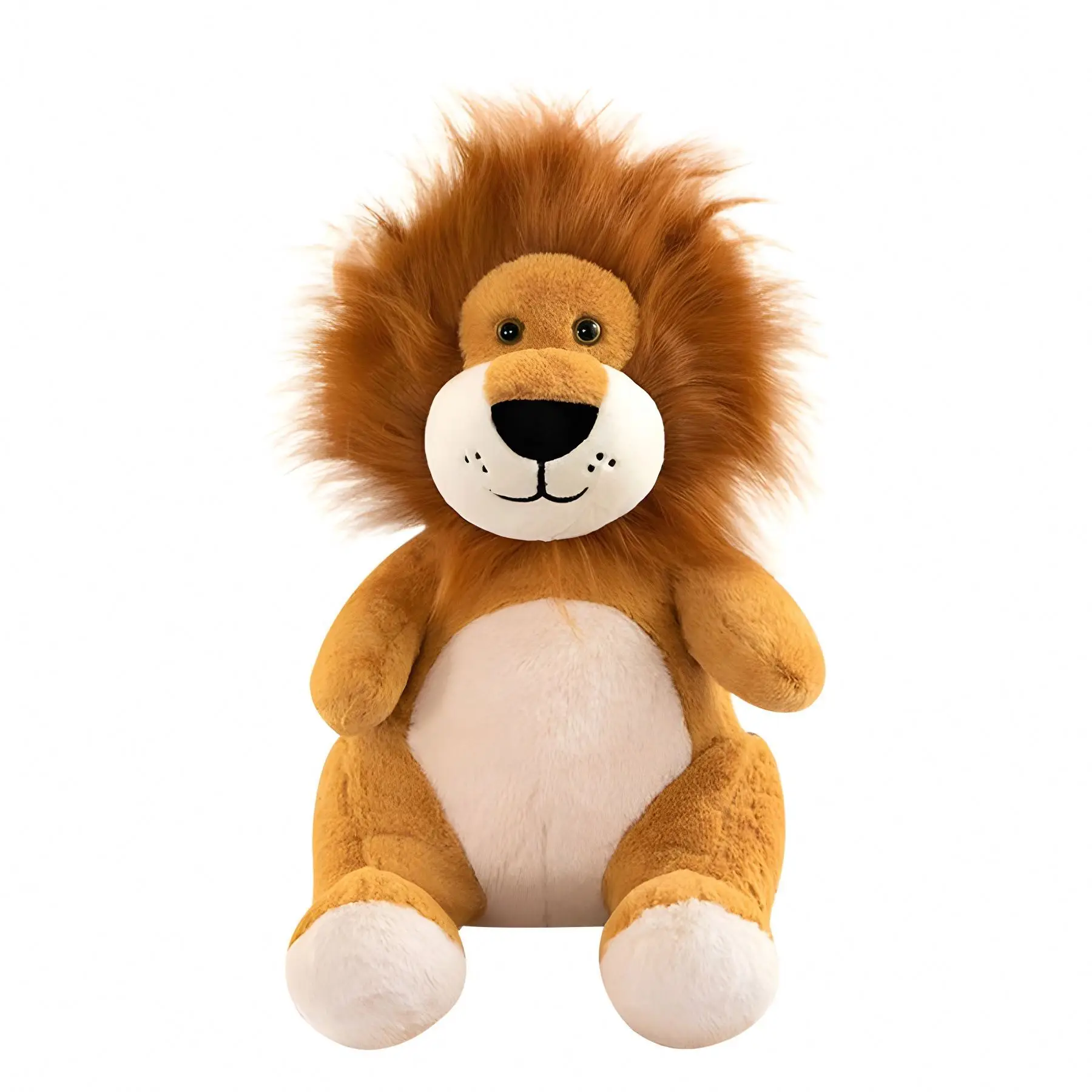 Simulation Kawaii Forest Big Stuffed Animals Lion Toy Cartoon Cute Doll Soft Lion Plush Toys For Kids