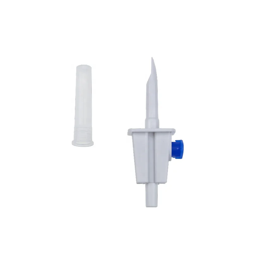 Дешевые медицинские компоненты iv набор аксессуаров Универсальный Воздушный вентилируемый или невентилируемый шип для инфузионного набора