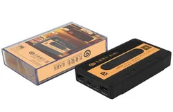 Popular hot sale Magnetic tape shape power bank, personalized design 10000mAh 2USB ports for mobile phone